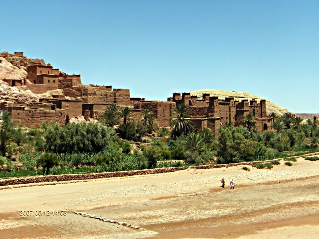 Das Kasbah-Dorf Ait Benhaddou