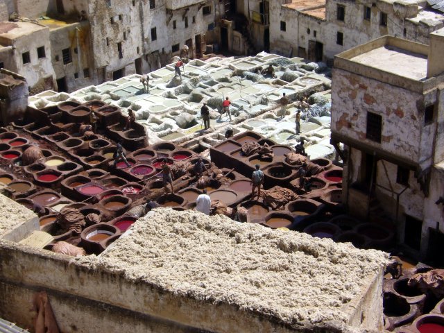 Die Bottiche der Gerber und Färber